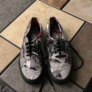 Vans Men's Black and Gray Sneakers